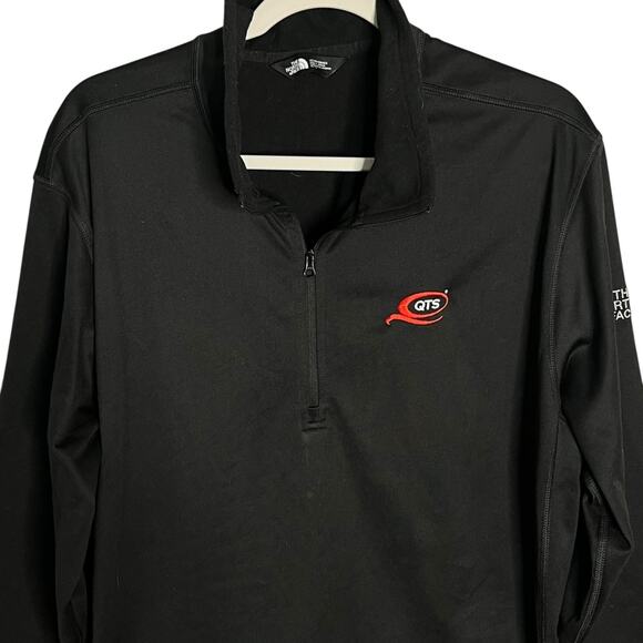 The North Face 1/4 Zip Logo Pullover Shirt Jacket Men’s XL Black Personalized - Picture 4 of 10